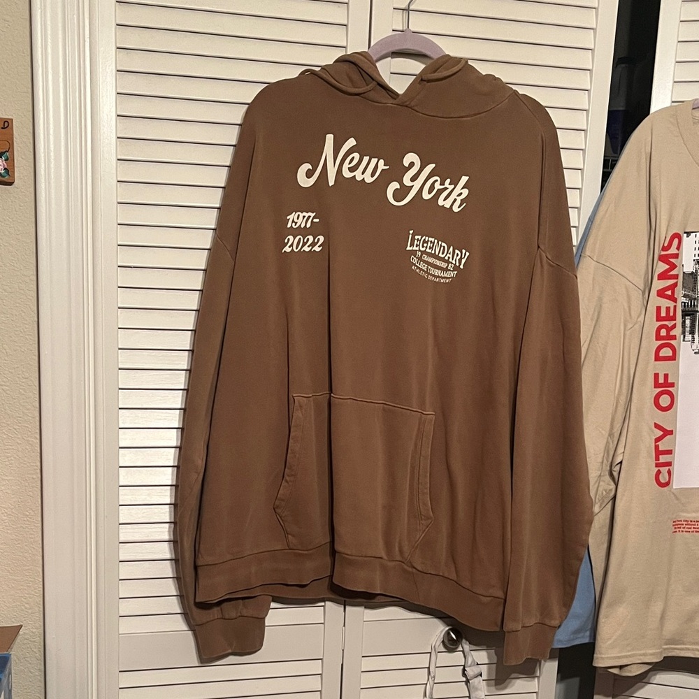 Fashion Nova New York Legendary Brown Hoodie